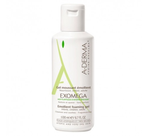 A-derma exomega gel limpiador emoliente (500 ml)