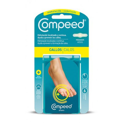 Compeed callos hidratacion - hidrocoloide (6 u)