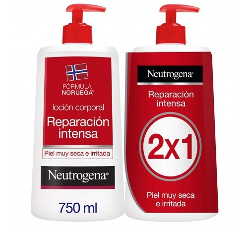 Neutrogena duplo locion reparadora piel muy seca 2x750ml