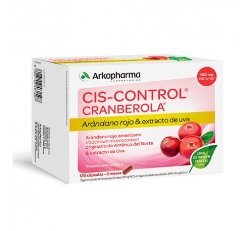 CRANBEROLA CISCONTROL ARANDANO AMERICANO ARKO (140 MG 120 CAPS)