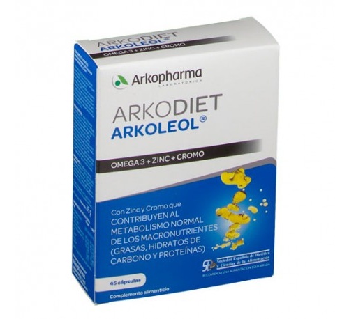 Arkoleol metaboliza las grasas (45 caps)