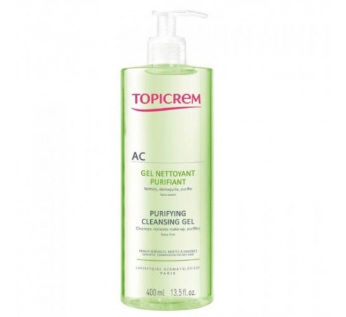 Topicrem ac gel limpiador (1 envase 400 ml)