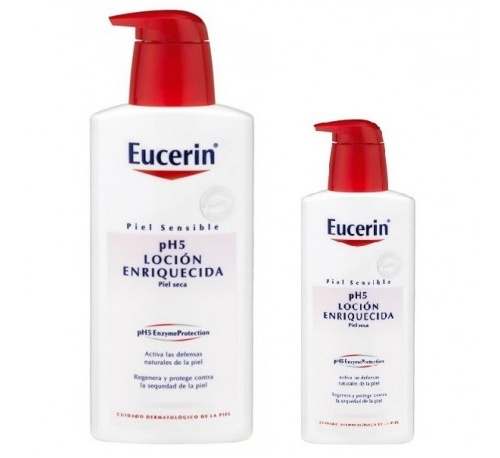 Eucerin piel sensible ph-5 locion enriquecida (1 l)