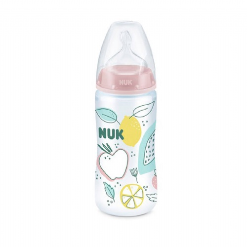 Nuk biberon silicona 0-6 m 300ml t-m