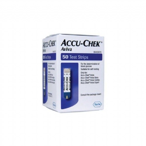 TIRAS REACTIVAS GLUCEMIA - ACCU-CHEK AVIVA (50 TIRAS)