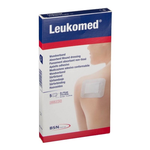 Leukomed - aposito esteril adh (8 x 15 cm 5 apositos)