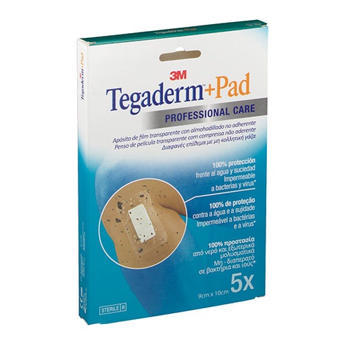 Tegaderm + pad - aposito esteril (10 x 9 cm 5 u)