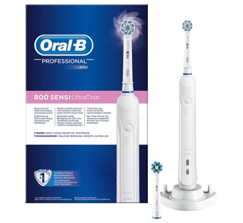 Cepillo dental electrico recargable - oral-b dientes sensibles pro800 sensitive clean