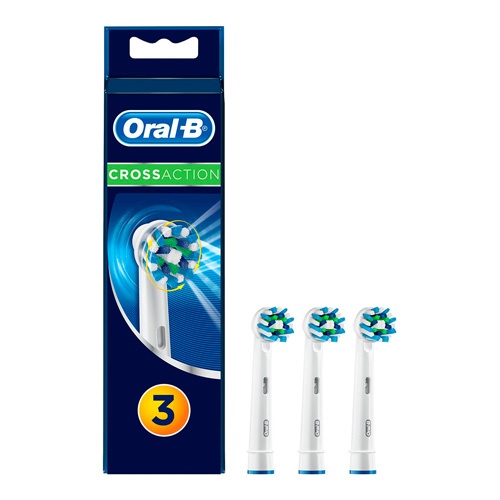Cepillo dental electrico recambio - oral b cross action (3 cabezales)