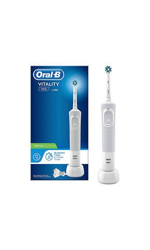 Cepillo dental electrico recargable - oral-b vitality white + clean
