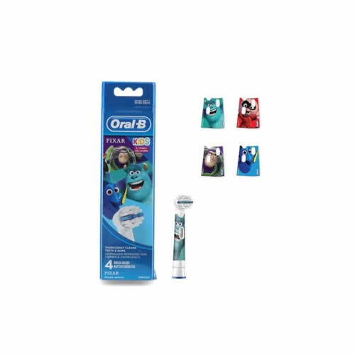 Cepillo dental electrico - oral-b kids pixar eb10 (recambio 4 unidades)