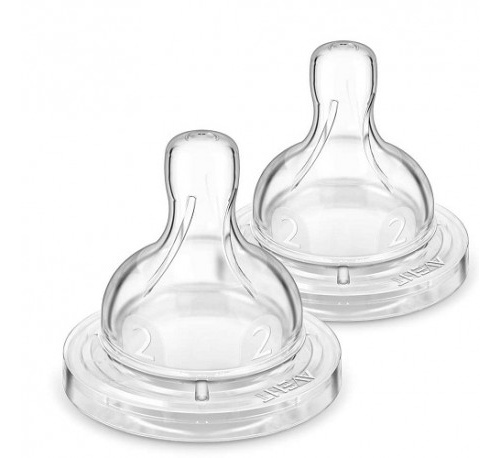 Avent tetina  flujo lento 2u 1656