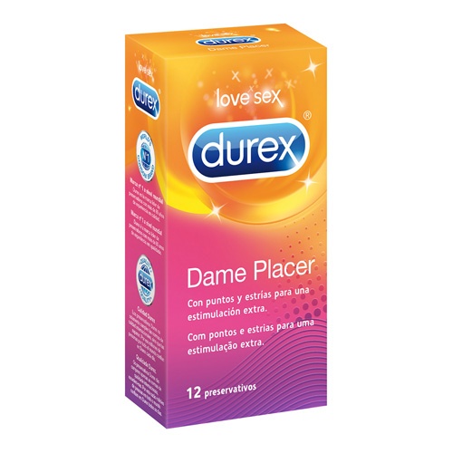 Durex dame placer - preservativos (12 u)