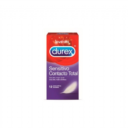 Durex sensitivo contacto total - preservativos (12 u)