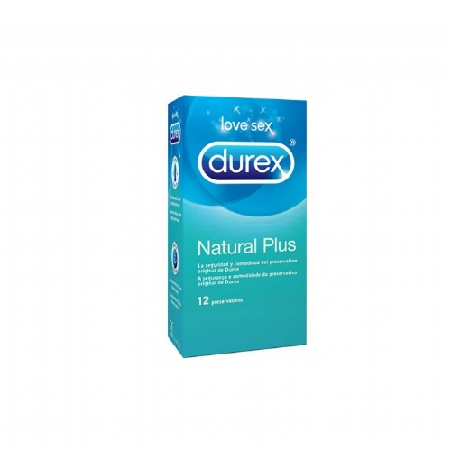 Durex natural plus - preservativos (12 u)