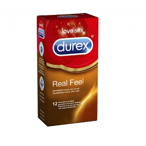 Durex real feel preservativo sin latex (12 u)