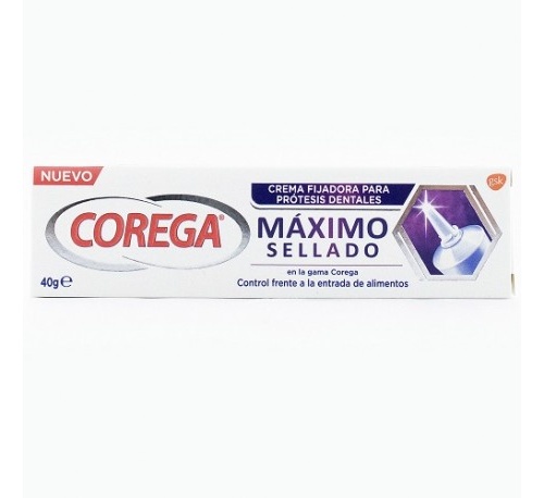 Corega sellado maximo adhesivo protesis dental 40 g