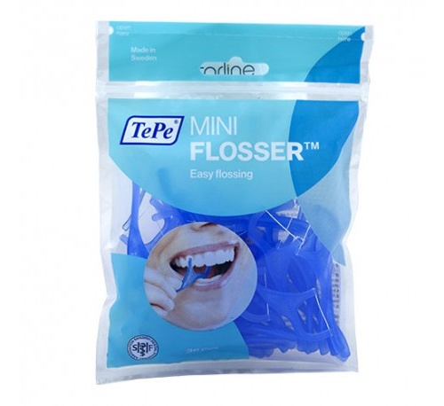 Tepe seda dental mini flosser interspace 24 u