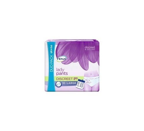 Tena silhouette cintura baja - braga absorb inc orina dia anat (blanco t - gde 10 u)