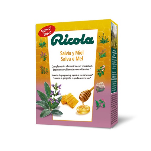 Ricola pastillas salvia miel (50 g)