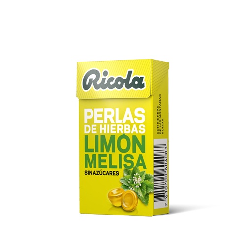 RICOLA PERLAS SIN AZUCAR (LIMON 25 G)