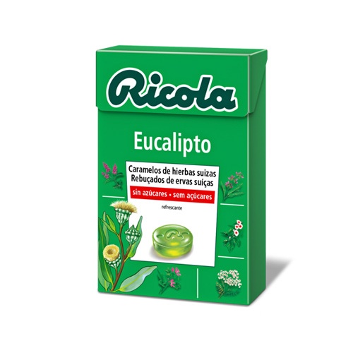 Ricola caramelos sin azucar  eucaliptus 50 g
