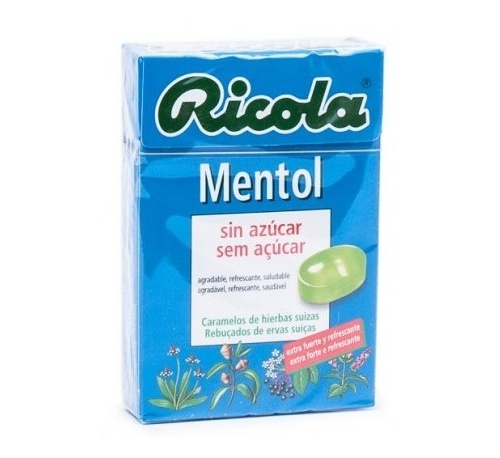 RICOLA CARAMELOS S AZUC MENTOL