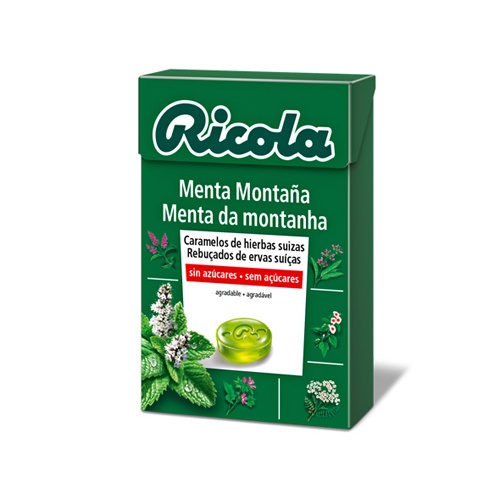 Ricola caramelos sin azucar (menta montaña 50 g)