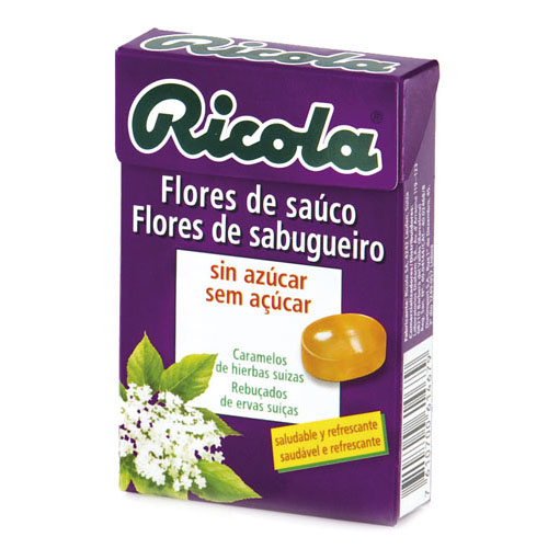 RICOLA CARAMELOS SIN AZUCAR (FLOR DE SAUCO 50 G)