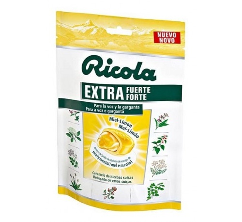 RICOLA CARAMELOS EXTRA FUERTES (MIEL LIMON 65 G)