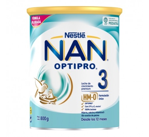 Nan 3 preparado lacteo infantil (800 g)
