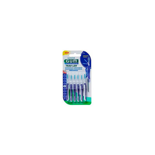 Cepillo interdental viaje - gum 1512 trav-ler (extrafino 1.2 mm cilindrico 6 u)