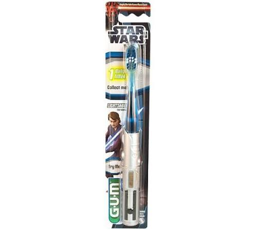 Cepillo dental infantil - gum 4030 (star wars espada laser)
