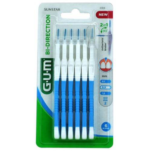 Gum bi-direction medium 0,9mm 6 unidades 2314