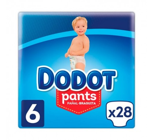 Pañal infantil - dodot pants (t- 6 +15 kg 27 u)