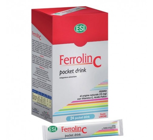 Ferrolin c pocket drink (24 sobres)