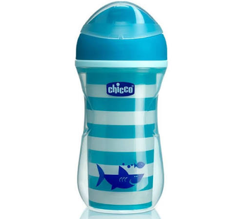 Chicco vaso active azul verde  +14m 266 ml