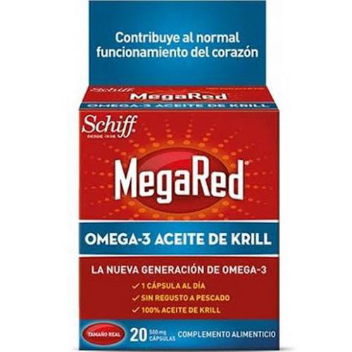 Megared 500 omega 3 aceite de krill (20 capsulas)