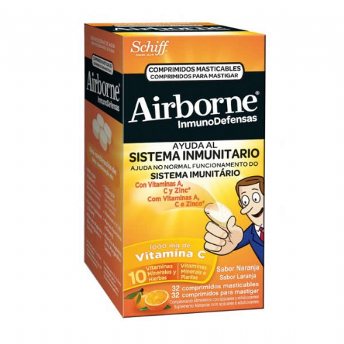 Airborne (inmunodefensas) (naranja 32 comprimidos masticables)