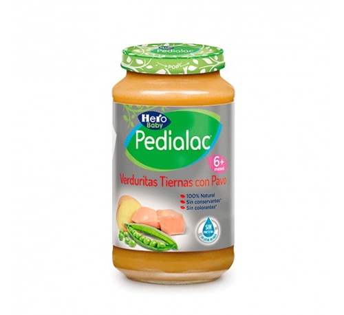PEDIALAC VERDURITAS TIERNAS CON PAVO - HERO BABY (250 G)