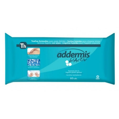 Addermis dermoproteccion adultos - toallas humedas (60 u)