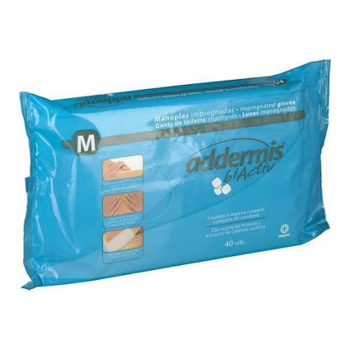 Addermis biactiv manopla enjabonada (40 manoplas)