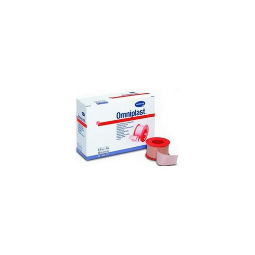 ESPARADRAPO HIPOALERGICO - OMNIPLAST (TEJIDO RESISTENTE 5 M X 2,50 CM)