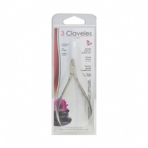 3 claveles alicate cuticula 10 cm ref 80050