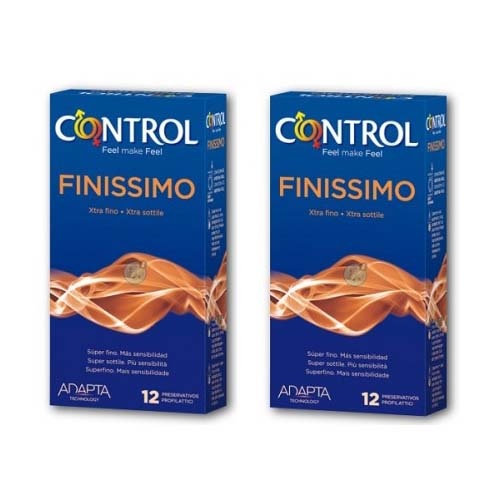 Control finissimo - preservativos (12 u 2 envases)