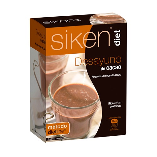 Siken diet desayuno de cacao (24 g 7 sobres)