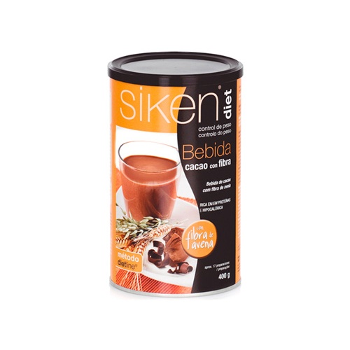 Siken diet bebida de cacao con fibra (400 g)