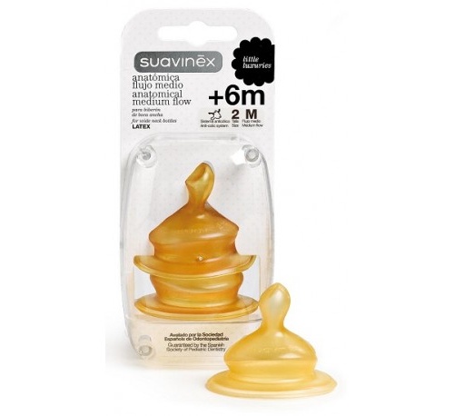 SUAVINEX TETINA LATEX ANATOMICA (T 2 M 2 U)