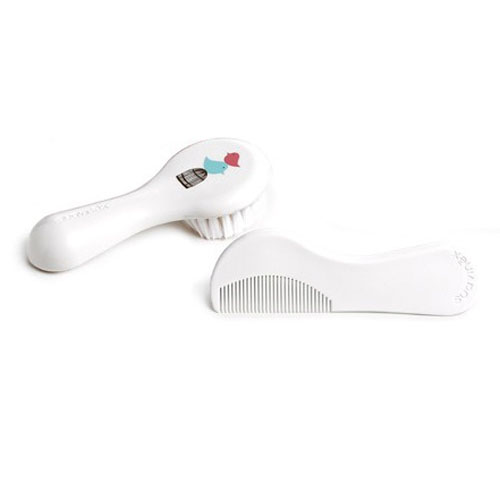SUAVINEX CEPILLO Y PEINE INFANTIL SOFT (BLANCO DECORADO)