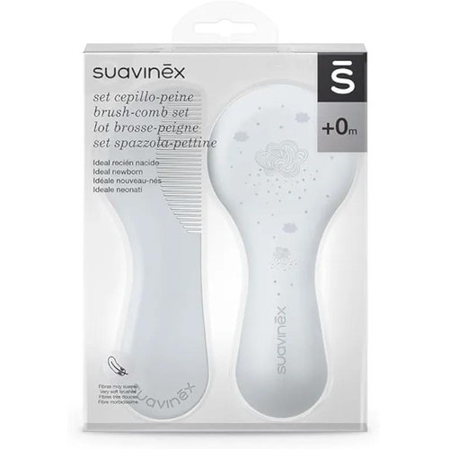 SUAVINEX CEPILLO Y PEINE INFANTIL SOFT (AZUL DECORADO)